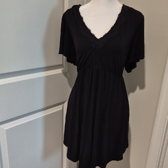 torrid Other - Torrid Black Lace Trim Nightgown, Torrid Size 1